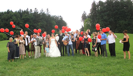 Brautverziehen, Hochzeitsgesellschaft Brautverziehen, Hochzeitsgesellschaft